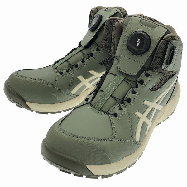☆未使用品☆ASICS アシックス プロスニーカー WINJOB CP314 BOA 1273A124-300 WIDE ライケングリーン×バーチ 26.5cm 安全靴 作業靴129359 - 3