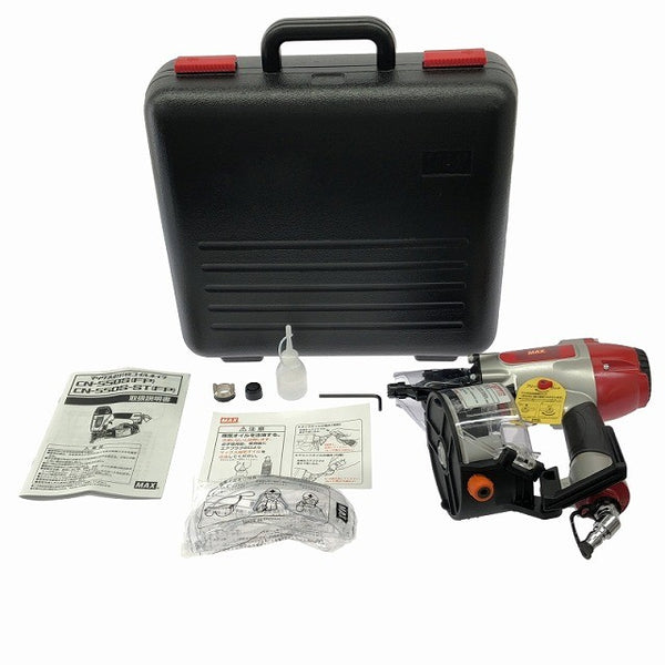 ☆未使用品☆ MAX マックス 50mm 常圧 エア釘打機 CN550(FP) ケース付 エア工具 エアツール 釘打機115536 - 3