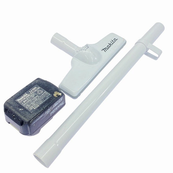 ☆中古品☆makita マキタ 18V 充電式クリーナー CL180FD 白 バッテリ1個(18V3.0Ah)付 コードレス バッテリー式 掃除機 - 10