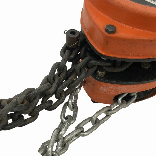 ☆中古品☆HHH スリーエッチ チェーンブロック TYPE-R2 荷重1ton チェンブロック 荷揚げ機 吊り具118894 - 5