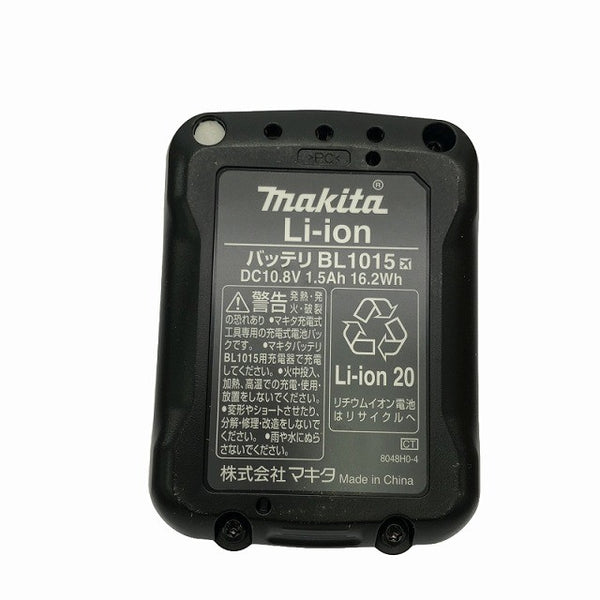 ☆未使用2点セット☆makita マキタ 10.8V 純正リチウムイオンバッテリー BL1015 1.5Ah リチウムイオン電池131042 - 10