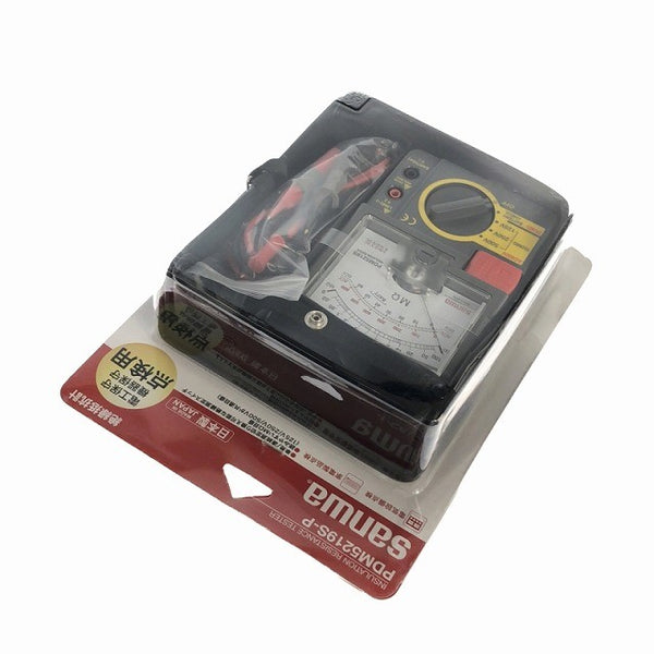 ☆未使用品☆ SANWA サンワ アナログ絶縁抵抗計 PDM5219S-P 定格電圧3レンジ式 軽量設計 アナログメガー/Ω 三和電気計器130782 - 2