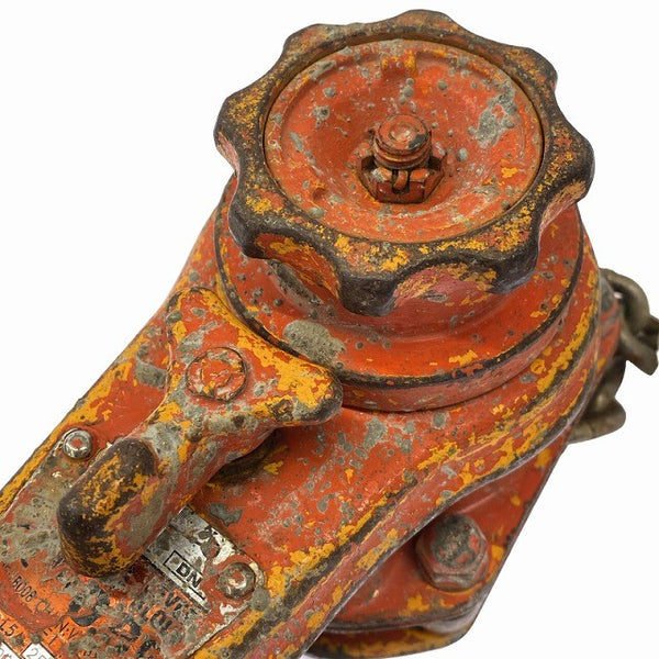 ☆中古品☆KITO キトー レバーブロック L5形 LB008 荷重0.8ton/800kg 揚程1.5m レバーホイスト ガッチャ131110 - 9