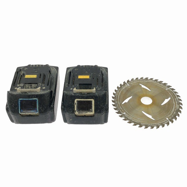 ☆中古品☆makita マキタ 125ｍｍ 18V充電式マルノコ HS471D バッテリー2個(18V 6.0Ah) 丸ノコ 丸のこ 切断 木材加工 電動工具131534 - 10