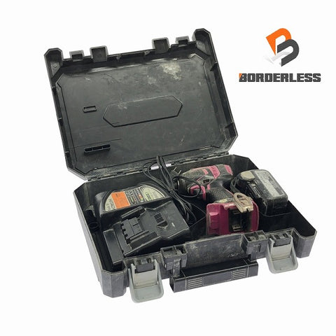 ☆中古品☆ HITACHI 日立 14.4V 充電式インパクトドライバ WH14DDL バッテリー1個(14.4V 5.0Ah)充電器+ケース113129 - 0