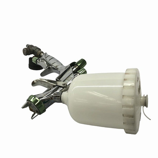 ☆中古品☆アネスト岩田 entech ハンドスプレーガン LS-400-05 カップ＋圧力計付 口径1.3mm 重力式 エアスプレーガン 吹き付け塗装130677 - 5