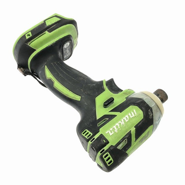 ☆中古品☆makita マキタ 14.4V 充電式インパクトドライバー TD137D 本体のみ ライム コードレス バッテリー式120207 - 4