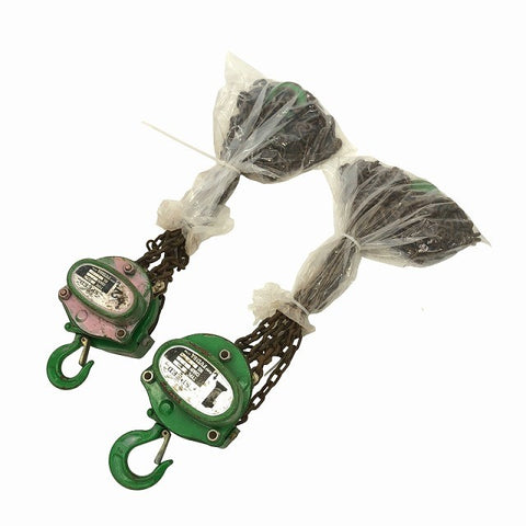 ☆中古2個セット品☆ FUTABA 二葉製作所 チェーンブロック BH型 SPEED 1トン/ton フタバ125468 - 0