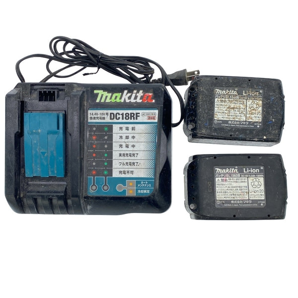 ☆中古品☆makita マキタ 18V 充電式インパクトドライバー TD172DGXAP 紫/パープル バッテリ2個(18V6.0Ah) 充電器 ケース付118118 - 10