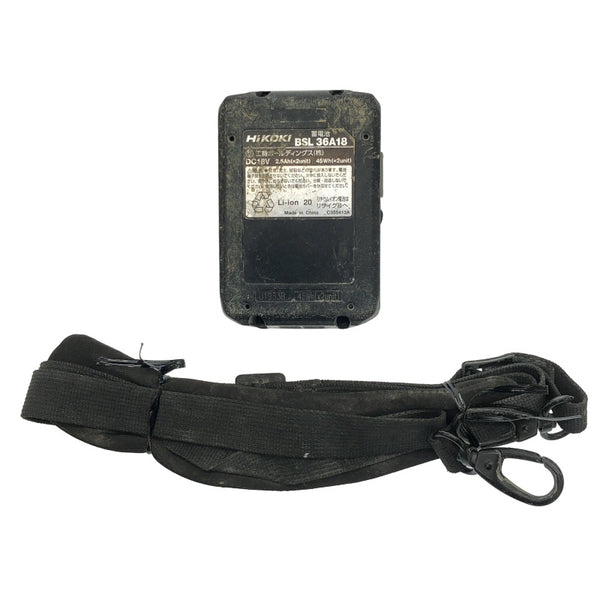 ☆中古品☆HITACHI 日立工機 14.4V/18V コードレスワークライト UB18DGL マルチボルトバッテリー1個(36V2.5Ah)付 投光器118321 - 10