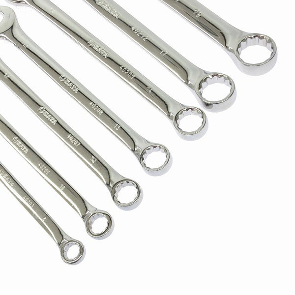 ☆美品☆SATA サタツール コンビネーションレンチセット 7本組 09070 8～19mm 片目片口スパナ コンビレンチ コンビスパナ116749 - 10