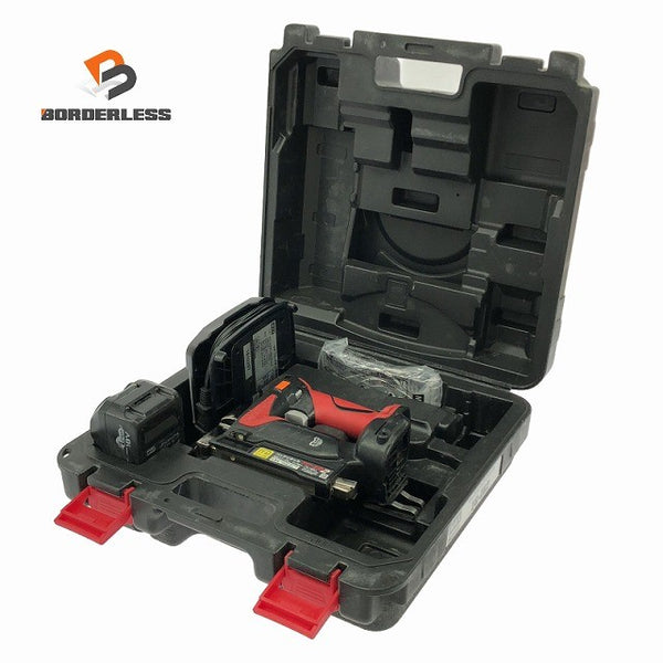 ☆比較的綺麗です☆MAX マックス DC14.4V/18V バッテリタッカ TG-ZB2 バッテリ(18V 5.0Ah) 充電器付き 電動工具134343 - 1