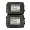 ☆中古品3点☆makita マキタ 18V 6.0Ah 純正 リチウムイオンバッテリー BL1860B 2個 残量表示付 充電器 DC18RF 蓄電池137174 - 9