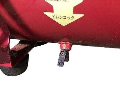 ☆比較的綺麗☆ASTRO アストロプロダクツ 常圧/一般圧 エアコンプレッサー AP040777 100V 39L RED エアーコンプレッサー - 9