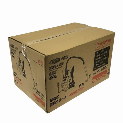 ☆未使用品☆makita マキタ 18V 充電式背負クリーナー VC261DZ 掃除機 集じん機115477 - 0