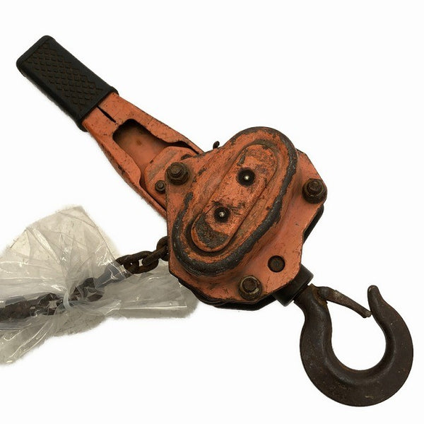 ☆中古品2個セット☆ LEVER BLOCK レバーブロック 1t/トン/ton チェーンブロック 荷締機 吊り上げ 牽引135851 - 3