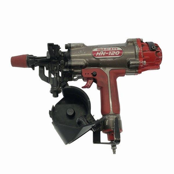☆中古品☆MAX マックス 65mm 高圧 コンクリートピンネイラ HN-120 ケース付 コンクリート用 ピンタッカー ピン釘打機 ピン打機 - 8
