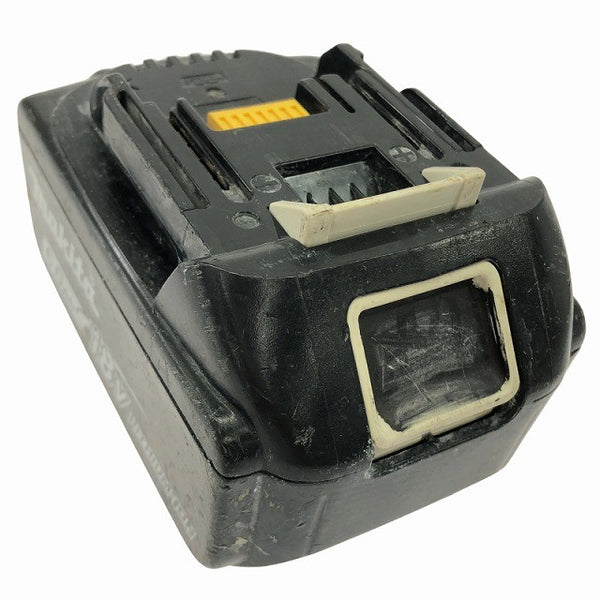 ☆中古品☆makita マキタ 18V 6.0Ah 純正リチウムイオンバッテリー BL1860B 急速 残量表示ボタン 蓄電池 雪/飛行機136904 - 3