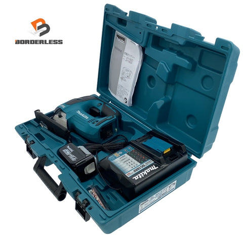 ☆未使用品☆makita マキタ 14.4V 充電式ジグソー JV142DRF バッテリ1個(14.4V 3.0Ah) 充電器付 コードレス 電動工具118678