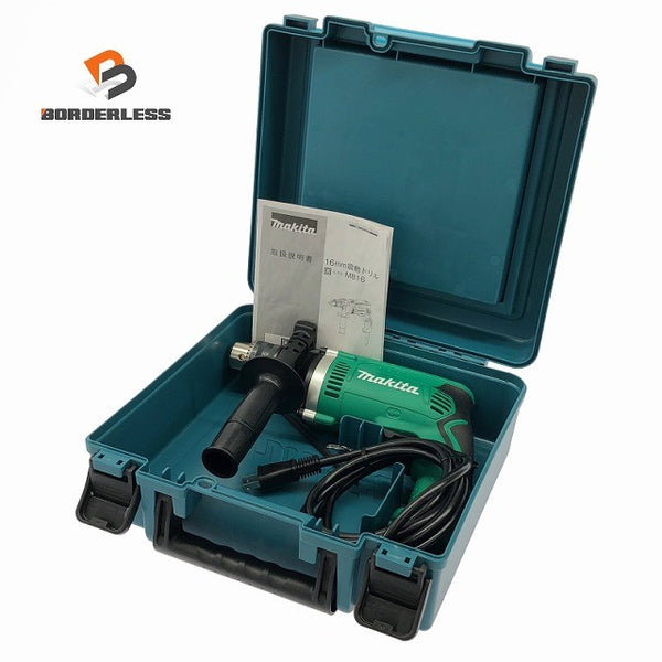 ☆中古美品☆makita マキタ 100V 16mm 震動ドリル M816 ケース付 振動ドリル 電気ドリル 電動ドリル 穴あけ 日曜大工 DIY 電動工具135279 - 1