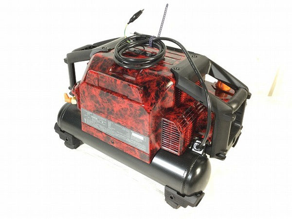 ☆極美品 限定色☆MAX マックス 11L 4口 高圧 スーパーエアコンプレッサー AK-HH1310E ジュラシックレッド AIモード Bluetooth搭載117093 - 5