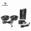 ☆中古美品セット☆シンメン 20V EFウェア専用バッテリー SP-325 ファン SA-225 空調作業服用 空調ウェア用 S-AIR SIX-GEAR136898 - 1