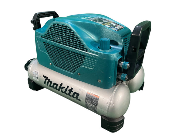 ☆比較的綺麗です☆makita マキタ 100V 50/60Hz エアコンプレッサー AC500XG 青 16L エアーコンプレッサー エア工具135337 - 3