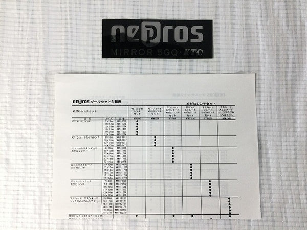 ☆未使用品☆nepros ネプロス コンビネーションレンチセット12本組 NTMS212 京都機械工具 KTC ハンドツール 車両整備 バイク整備129919 - 10