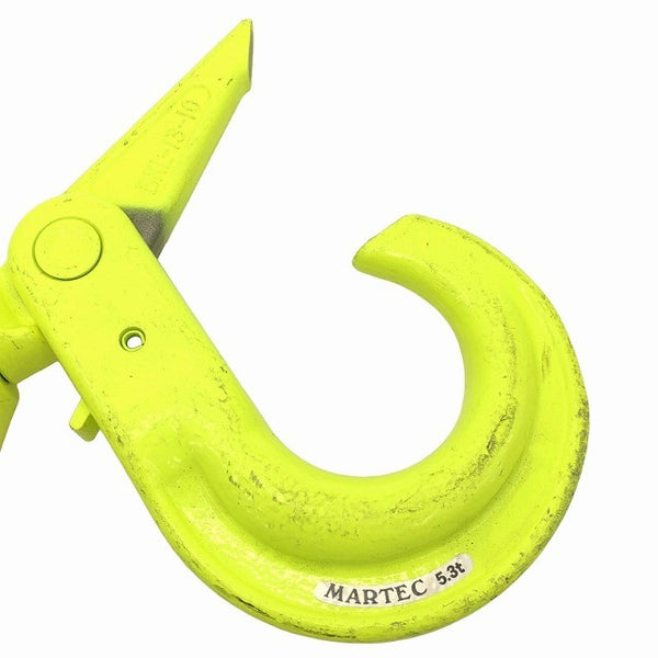 ☆美品4本セット☆MARTEC マーテック スイベルフック BKL-13-10 5.3ton ラッチロック ロッキングフック チェーンスリング用 吊り具117321 - 8