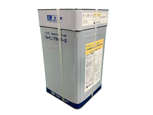 ☆未使用品☆日本ペイント ニッペ ハイポンファインプライマー2 16Kgセット ホワイト 弱溶剤2液エポキシ錆止め塗料 下塗り材 塗装用135063 - 3