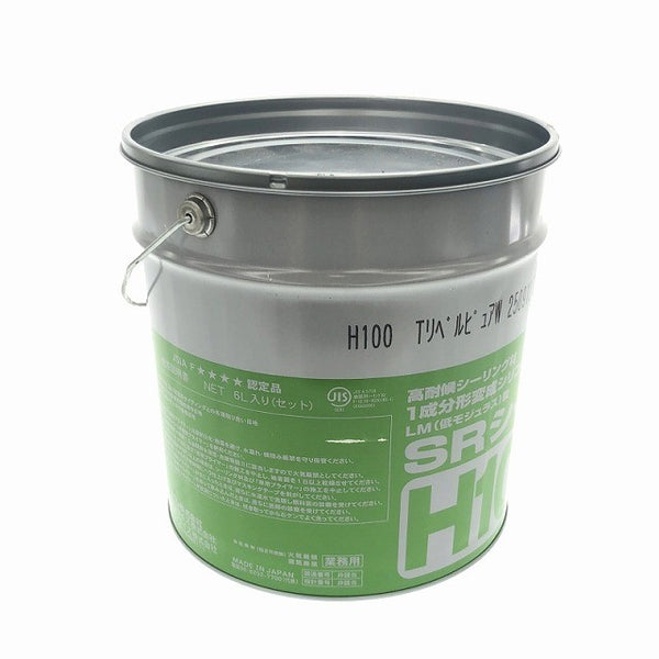 ☆未使用品☆コニシ株式会社 サンライズ 高耐喉シーリング材 LM(低モジュラス)型 SRシール H100 TリベルピュアW 6L 缶116937 - 3