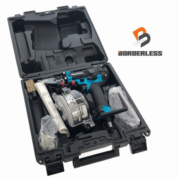 ☆未使用品☆ makita マキタ 50mm 高圧 エア釘打機 AN534HM 青/ブルー ロール釘打機 ロール釘打ち機 コイルネイラ119218 - 2