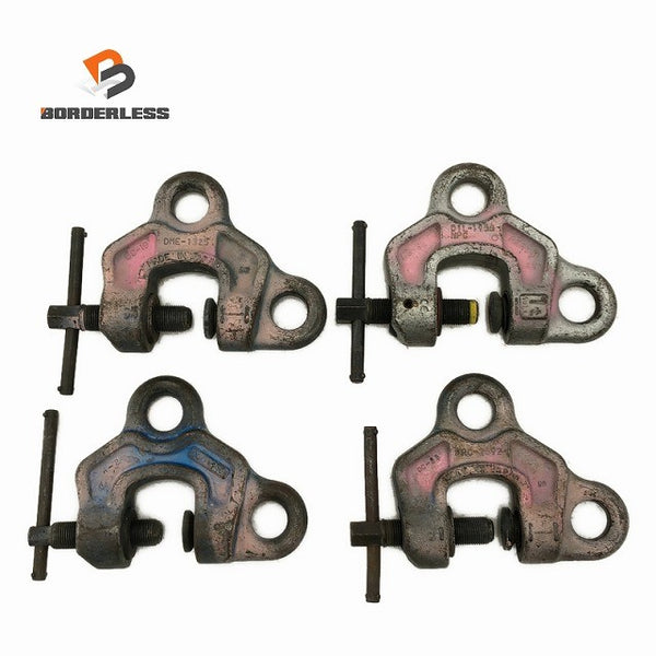 ☆中古品4個セット☆EAGLE CLAMP イーグルクランプ ねじ式全方向クランプ SBB-1t 荷重1ton 鉄鋼用 スクリュークランプ 吊りクランプ135058 - 1