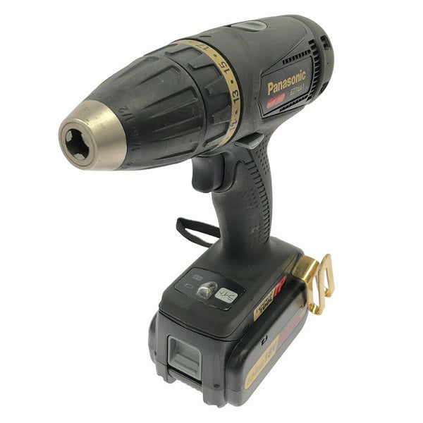 ☆中古品 限定色 Panasonic パナソニック 14.4V/18V 充電ドリルドライバー EZ74A1LS2GT1 黒金 フルセット 充電式ドライバドリル137670 - 4