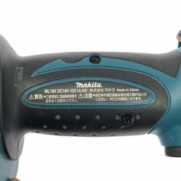 ☆中古品☆makita マキタ 14.4V/18V 充電式蛍光灯 ML184 バッテリ1個(14.4V3.0Ah)付 コードレス ワークライト 作業ライト 投光器 - 9