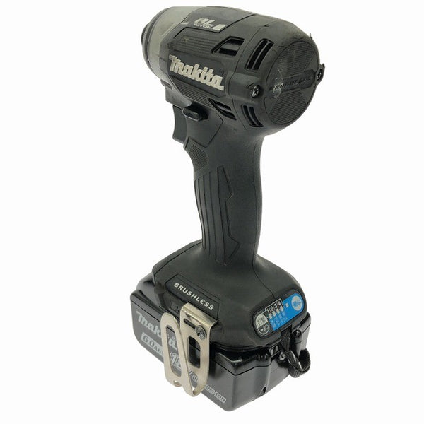 ☆中古品☆makita マキタ 18V 充電式インパクトドライバ TD173DRGXB 黒/ブラック バッテリー2個(18V 6.0Ah)充電器 ケース付133783 - 7