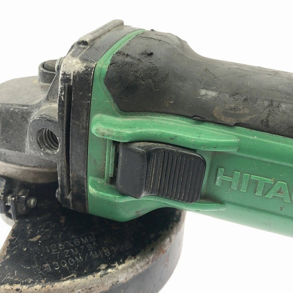 ☆中古品☆ HITACHI 日立工機 18V 100mm コードレスディスクグラインダ G18DBVL 本体+バッテリー2個(6.0Ah)116853 - 8