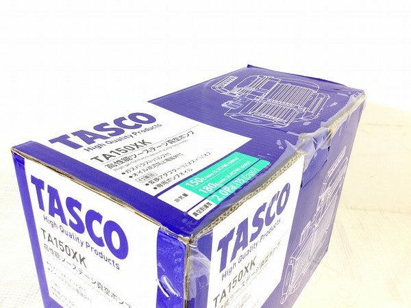 ☆未使用品☆ TASCO オイル逆流防止弁付高性能ツーステージ真空ポンプ TA150XK 黒/ブラック エアコン/空調冷凍機器工事 イチネン131069 - 10
