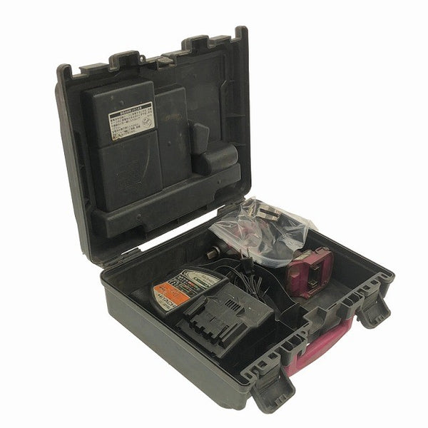 ☆中古品☆HITACHI 日立工機 14.4V コードレスインパクトレンチ WR14DBAL2 充電器＋ケース付 充電式 バッテリー式119065 - 2