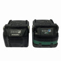 ☆中古品☆HiKOKI ハイコーキ 36V リチウムイオン蓄電池 BSL36A18BX BSL36A18B 合計2点セット マルチボルトバッテリー 充電池116417 - 5
