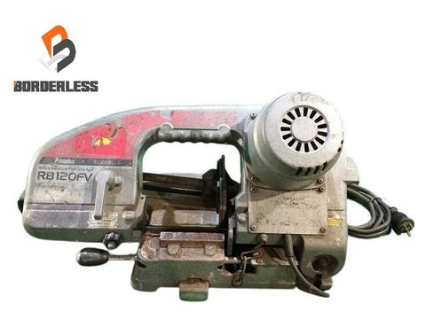 ☆中古品☆SHINDAIWA 新ダイワ 100V 小型バンドソー RB120FV ロータリーバンドソー 帯鋸切断機116589