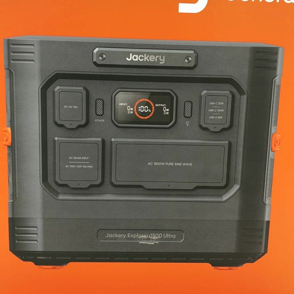 ☆未使用品☆Jackery ジャクリ ポータブル電源 1500 Ultra JE-1500C 1536Wh/1800W 定格容量 30Ah/51.2Vdc(1536Wh)132687 - 7