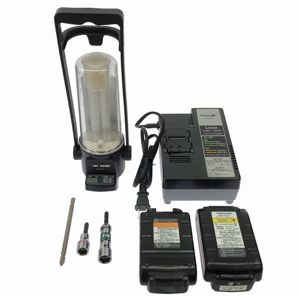 ☆中古品☆ Panasonic パナソニック 14.4V/18V 充電インパクトドライバー EZ76A1 本体+バッテリー2個(3.0/4.2Ah)充電器+パーツ+ケース128643 - 9