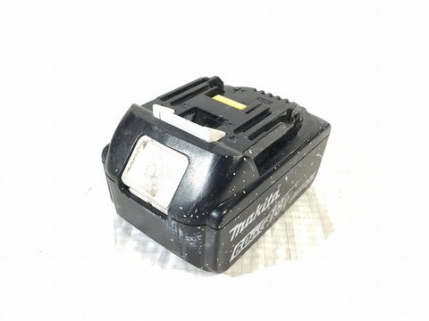 ☆中古品※コメント必読☆makita マキタ 18V 6.0Ah 純正 リチウムイオンバッテリー BL1860B 雪マーク 残量表示付128479 - 0