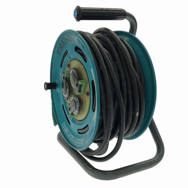 ☆中古品☆HATAYA ハタヤ 畑屋 100V 30m レインボーリール GE-30K 2P(接地付) 屋外用 防雨型 電工ドラム コードリール 延長コード128768 - 5