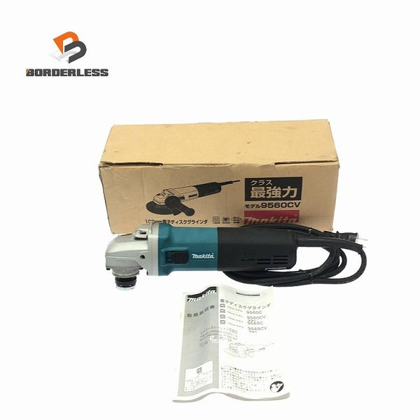 ☆美品☆makita マキタ 100ｍｍ 電子ディスクグラインダ 9560CV コード式 ディスクグラインダー サンダー 研磨117696 - 1