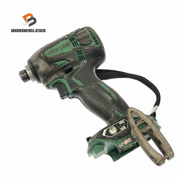 ☆中古品☆HiKOKI ハイコーキ 18V コードレスインパクトドライバー WH18DDL2 本体のみ 充電式 バッテリー式119068 - 1