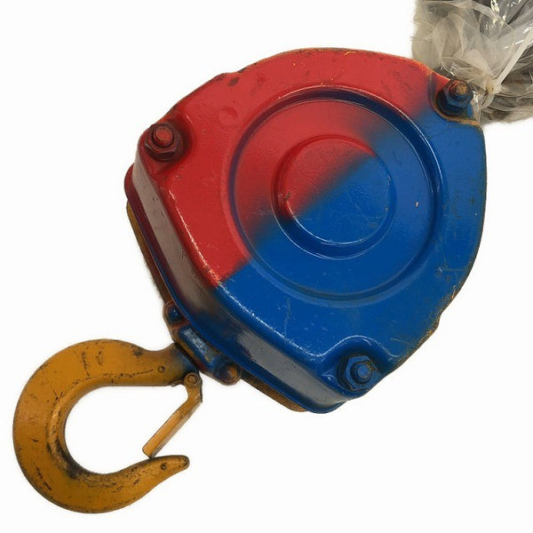 ☆中古品2個セット☆KITO キトー チェーンブロック M3形 CB010 荷重1.0ton/1ton 揚程2.5m 手動式 チェンブロック 吊り具 荷揚げ機135550 - 6