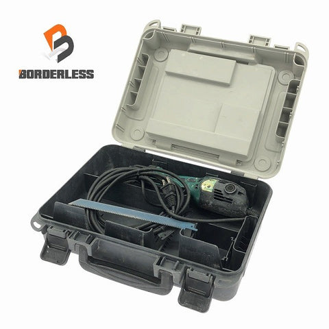 ☆中古品☆RYOBI リョービ 100V 小型レシプロソー RJK-120KT ケース付 コード式 電気のこぎり セーバソー セーバーソー115189