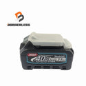 ☆中古美品☆ makita マキタ 40Vmax 2.5Ah 純正リチウムイオンバッテリー BL4025 LITHIUM-ION 蓄電池 雪/飛行機マーク - 1